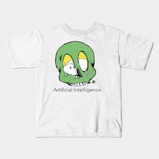 Artificial Intelligence Rent Free Kids T-Shirt